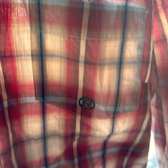 This Roper Vintage Dobby Plaid Western​ - Picture 2 of 7